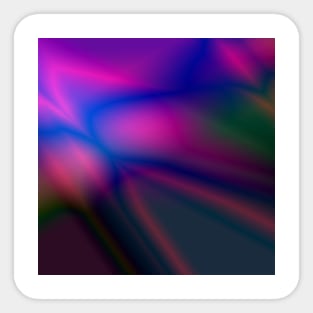 blue green purple pink texture design Sticker